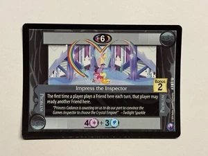 2014 My Little Pony Premiere Card Enterplay Hasbro Impress the Inspector #181 - Picture 1 of 2