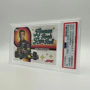 PSA 10 - Max Verstappen #BRRRMV - POP 25 -  2022 Topps Formula 1 - Picture 1 of 4