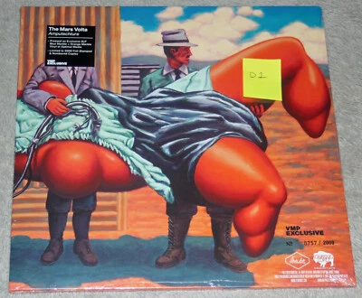 Mars Volta Amputechture Orange Blue Vinyl Me Please 757/2000 OOP VMP DAMAGED - Image 1 of 4