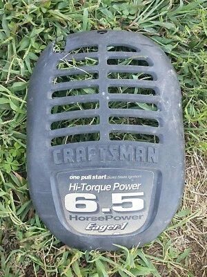 Craftsman Eager 1 cortacésped motor 6,5 HP 143414292 cubierta del motor/cubierta del ventilador Foto 1 de 4