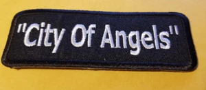 Parche bordado City of Angels California aprox. 1,5" x 4" - Imagen 1 de 3