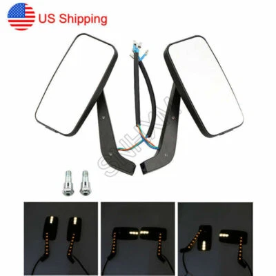 Espejos retrovisores con luz LED para Honda Shadow VT 600 700 750 1100 VT1300 VTX Foto 1 de 4