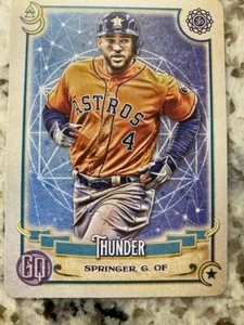 2020 TOPPS GYPSY QUEEN BOX TAROT OF DIAMOND CARD ASTROS GEORGE SPRINGER #TOD-13 - Picture 1 of 1