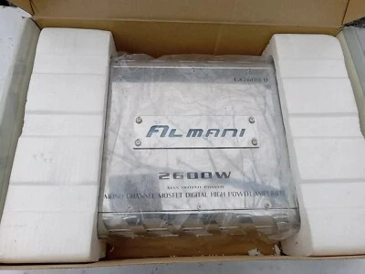Amplificador digital mono Almani CA2600-D 1000 vatios RMS 2600 vatios máximo subamplificador Foto 1 de 4