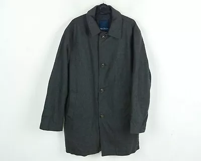 Abrigo Formal De Lana Mezcla MCNEAL Para Hombre UK 42 US EU 52 Gris - Imagen 1 de 4