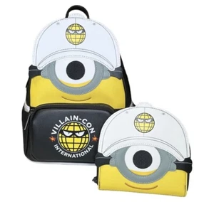 Loungefly Universal Studios Despicable Me Villain-Con Minion Geldbörse & Rucksack - Bild 1 von 2