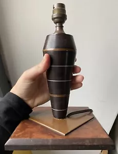 Lampe Ancien Art Deco Bakélite Ébonite Design Moderniste André Sornay - Imagen 1 de 9