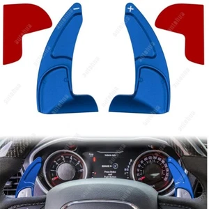 For Dodge Charger Steering Wheel Shift Paddle Extended Shifter Trim Cover Blue - Bild 1 von 8