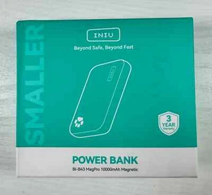INIU Black Power Bank 10000mAh Portable Power Bank BI-B43 - Picture 1 of 5