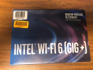 New INTEL AX200NGW Wi-Fi 6 (Gig+) M.2 Card with Antennas - Photo 1/5