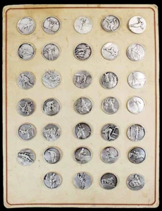 34 INSIGNES SPORTIF vers 1930 / pins pin's - Picture 1 of 10