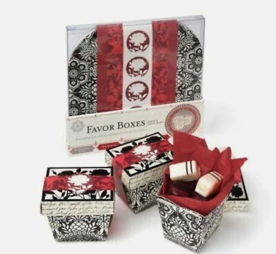 2 NEW Potter Style Black, Red and White Favor Boxes (20 total) - Image 1 of 4