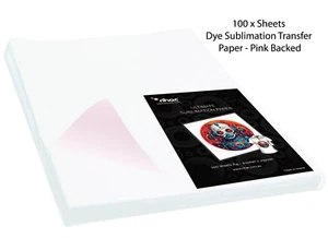 Sublimation Paper A4 100 Sheets Ultra-High Release (~98%) Heat Transfer - Picture 1 of 11