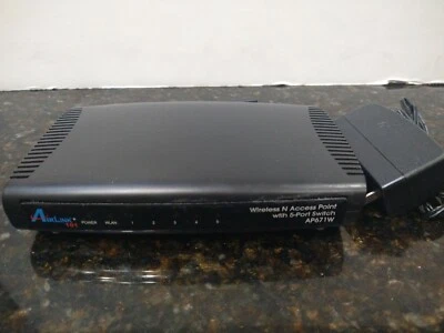 Airlink 101 Wireless N 300 Multi Function Access Point with 5 Port Switch AP671W - Image 1 of 4