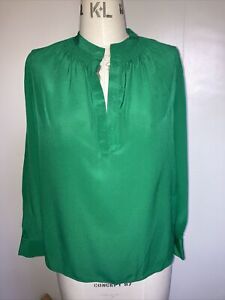Hobbs Silk Kali Blouse BNWT Rrp £110 Size 10-12 Gorgeous Green!