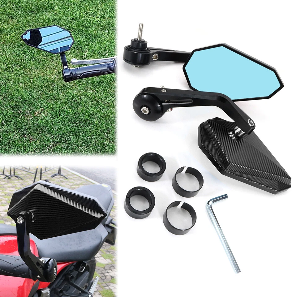 Fit For Honda CB300F CB400 CB500F CB600F Hornet599 Handle Bar End Side Mirrors Foto 1 de 4