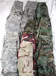 Konvolut 15 US Army Militär BDU Hosen verschiedene Größen & Tarnarten / Muster - Bild 1 von 3