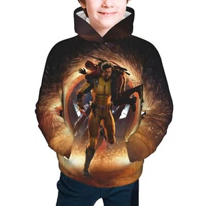 Deadpool Superhero Hoodie Teens Sweatshirts Pullover Novelty Hoody Holiday Gifts - Picture 1 of 31