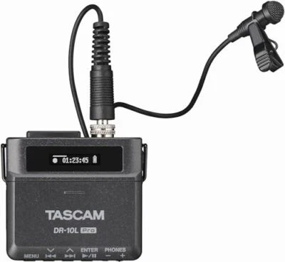 TASCAM DR-10L Pro Ultra Portable Personal Recorder with Lavalier Microphone - Image 1 of 4