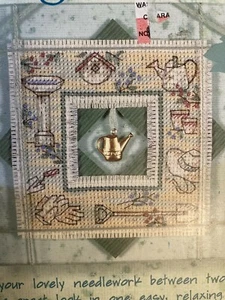 Dimensions Daydreams Cr. Stitch Petite in Glass Garden Accents kit 72652 started - Picture 1 of 4