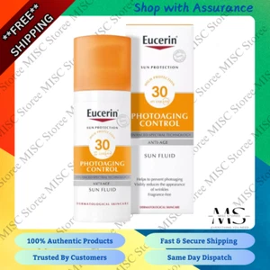Eucerin Sun Protection Photoaging Control Anti age Sun Fluid SPF30 50ml - New - Picture 1 of 2
