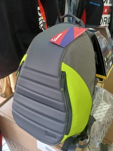 Original Piaggio Vespa Backpack 'Seat' Gray-Yellow Neoprene - Picture 1 of 1