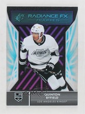 2021-22 SPx Radiance F/X Purple 1/1 Quinton Byfield #RFX-57 Rookie RC