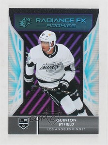 2021-22 SPx Radiance F/X Purple 1/1 Quinton Byfield #RFX-57 Rookie RC