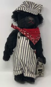 Orso ingegnere artista mohair 14" "Jake" (Nancy Dane, Bentley & Buddies) 1996 - Foto 1 di 4