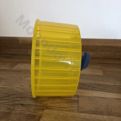 MOONDOWN FARM Large Hamster Exercise Spinning Wheel 14cm Fits Securely to Cage Wires