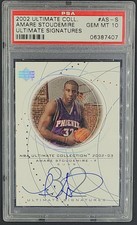 2002 UD Upper Deck Ultimate Signatures #AS-S Amare Stoudemire RC Rookie PSA 10