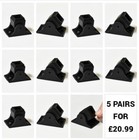 Five Pairs of Metal Adjustable Rake Brackets for Stair Spindles 10x Brackets