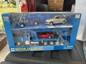 NEWRAY MOTOR PETERBILT CARRIER DODGE DIECAST PROWLER PT CRUISER VIPER CORVETTE - Picture 1 of 10