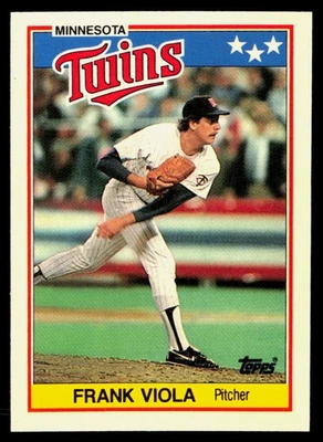 Frank Viola 1988 Topps UK Minis Collector's Edition (Tiffany) #82 - Image 1 of 2