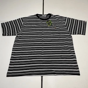 Bape T-Shirt gestreift schwarz weiß Hoop One Point Relaxed Fit Gr. XXL Herren - Bild 1 von 6