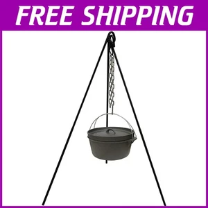 Portable Campfire Tripod with Carrying Bag - Picture 1 of 9