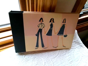 PEPPER POT FASHION GIRLS PADDED PHOTO ALBUM 5" X 7" 16 DBL SIDE SHEETS ACID FREE - Picture 1 of 10