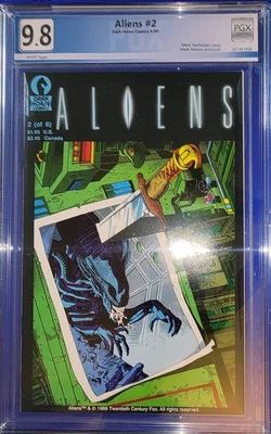 1988 ALIENS #2 1st Print 9.8 Graded 2nd Appearance Ultra RARE IN 9.8! Dark Horse - Image 1 of 4