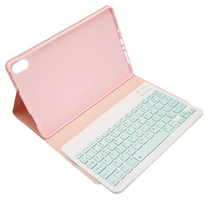 Pinkish 11in BT Tablet Keyboard Wireless Tablet Phone Computer Keyboard With NEW - Bild 1 von 12