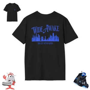 Passendes Shirt für Awake NY x Air Jordan Retro 5 schwarz Racer blau Sneaker Match - Bild 1 von 15