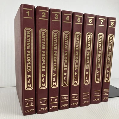 Native Peoples A to Z : An Encyclopedia of Indians of the Americas 8 volumes HC - Image 1 of 4