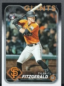 2024 Topps #602 Tyler Fitzgerald RC - Picture 1 of 2