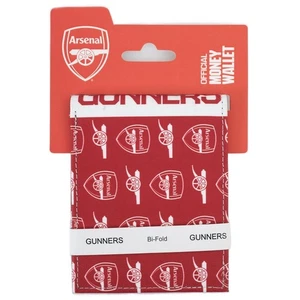 Arsenal FC farbiges Symbol zweifach faltbare Geldbörse neu auf Kopfkarte offizielle Handelsware - Bild 1 von 5