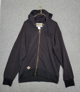 Roots Canada Jacket Mens XXL Black Heavyweight Hoodie Full Zip Sporting Goods - Picture 1 of 15