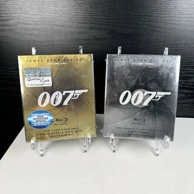 James Bond 007 Collection Volumes 2 and 3 Blu-Ray Box Sets 6 Movies - NEW Foto 1 de 4