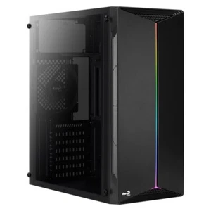 4718009158047 Aerocool Split Midi Tower Black Aerocool - Picture 1 of 6