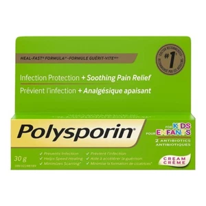 1 x Polysporin Kids Antibiotic Cream Heal-Fast Formula 30 g - Picture 1 of 2