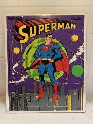 Rompecabezas Playskool Superman 1976 18 piezas - DC Comics - 380-01 Foto 1 de 4