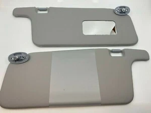 Pair Interior Roof Sunshield Sun Visor Sunshade Gray For Honda Civic 1996-2001 - Picture 1 of 6