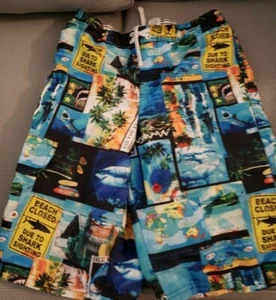 Boys Youth XL Shark Swim Trunks - Picture 1 of 3